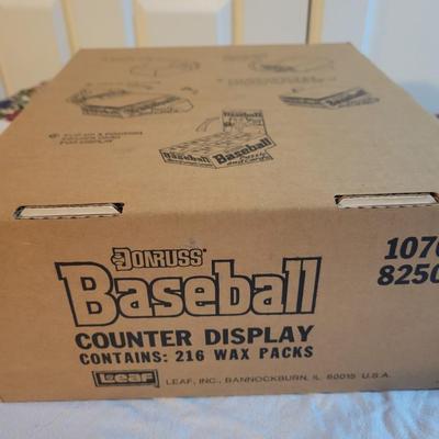 LOT:: 62 Donruss Baseball Counter Display Box w/ 216 Sealed Packs