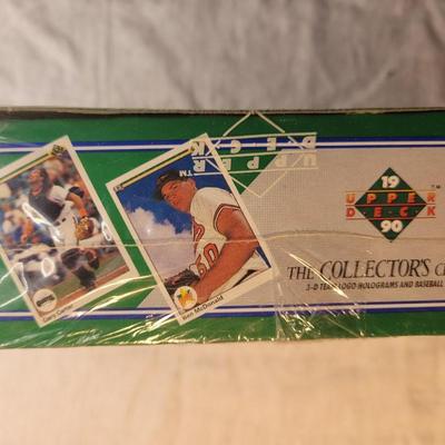 LOT:: 69 SEALED Upper Deck Baseball Cards 1990 Edition