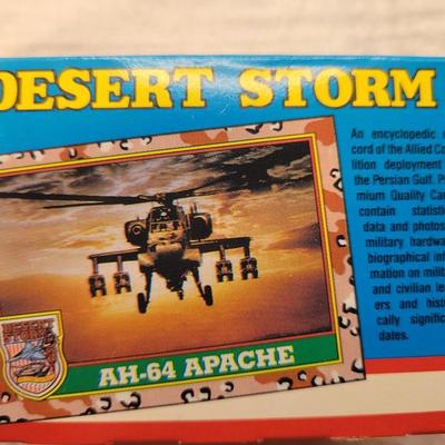 LOT:: 74 Topps Desert Storm Trading Cards Complete Set