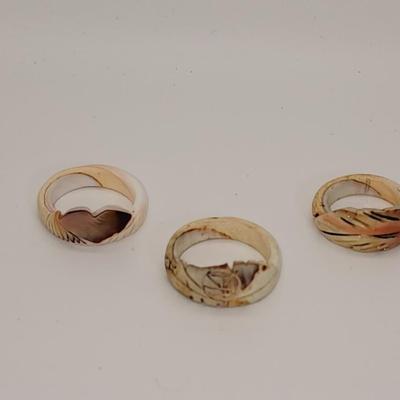 LOT 93:: Vintage Ring LOT szs range from 5-12