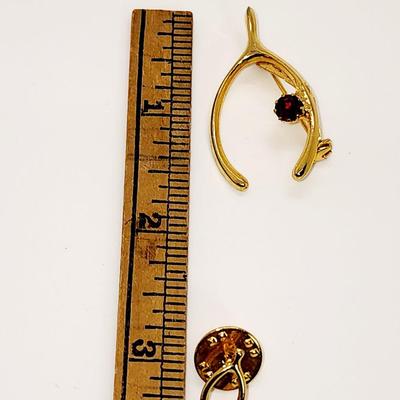 LOT 95:: Two 30" L Necklaces, Two Bracelets and 2 pins featuring Silpada KR "Go Wild" Crystal, Brass, Cowhide Pendant...