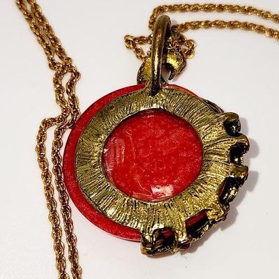 LOT:: Fashion Necklaces and a long gold tone wrap bracelet, featuring Trifari Chain and more