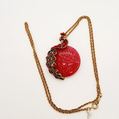 LOT:: Fashion Necklaces and a long gold tone wrap bracelet, featuring Trifari Chain and more