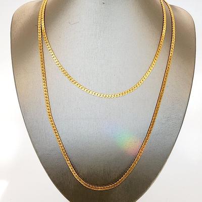 LOT:: Fashion Necklaces and a long gold tone wrap bracelet, featuring Trifari Chain and more