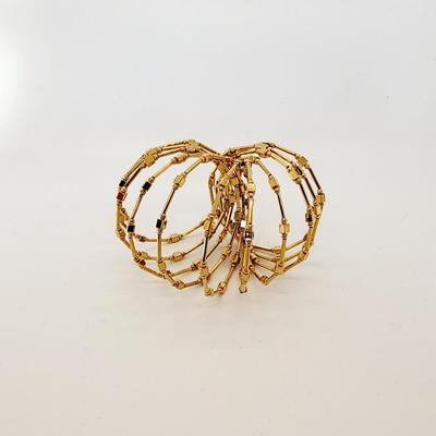 LOT:: Fashion Necklaces and a long gold tone wrap bracelet, featuring Trifari Chain and more