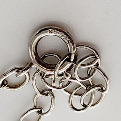 LOT 101:: New Sterling Silver Pearl and Crystal Necklace and Bracelet Set