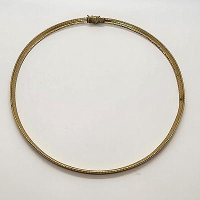 LOT 104:: Vintage 18" L Goldtone Collar Necklace and 7" L Bracelet Set and 2 more bracelets