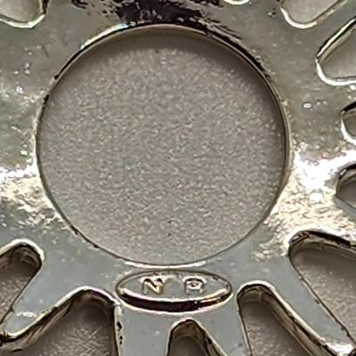 LOT 104:: Vintage 18" L Goldtone Collar Necklace and 7" L Bracelet Set and 2 more bracelets