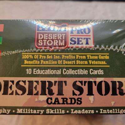LOT:: 110 SEALED ProSet Desert Storm Trading Cards (32 packs of 10 cards)