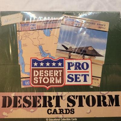 LOT:: 110 SEALED ProSet Desert Storm Trading Cards (32 packs of 10 cards)