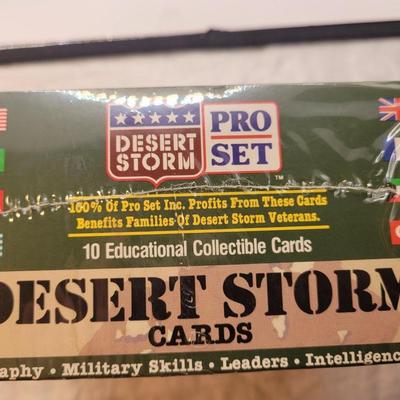 LOT:: 111 SEALED ProSet Desert Storm Trading Cards (32 packs of 10 cards)