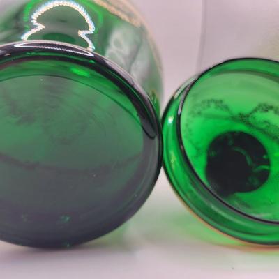 LOT:: 119 Czech Hand Blown Glass Ginger Jar