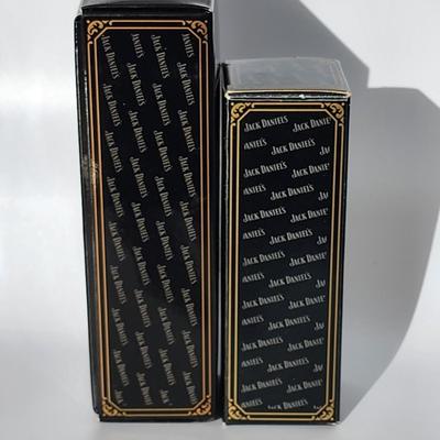 LOT:: New in box Jack Daniel's Crystal Bottle Stopper and Whiskey Barrel Pourer