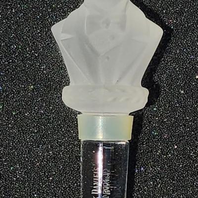 LOT:: New in box Jack Daniel's Crystal Bottle Stopper and Whiskey Barrel Pourer