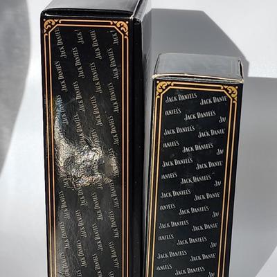 LOT:: New in box Jack Daniel's Crystal Bottle Stopper and Whiskey Barrel Pourer