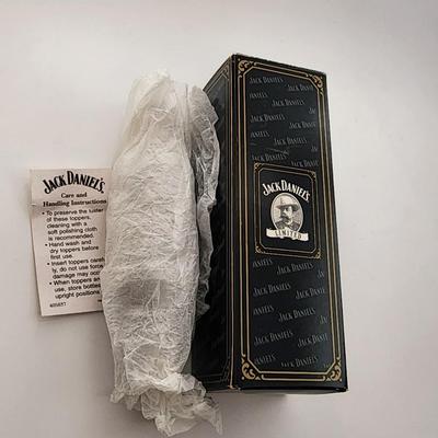 LOT:: New in box Jack Daniel's Crystal Bottle Stopper and Whiskey Barrel Pourer