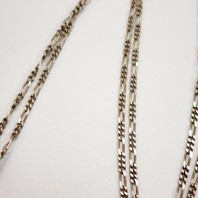 LOT 125:: Vintage 24" L 925 Italy Sterling Silver Pendant Necklace 11.7g