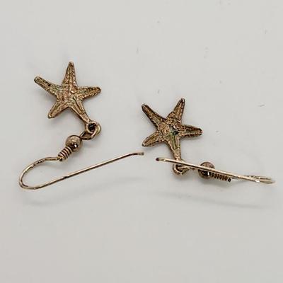 LOT 128:: Pierced Earring Lot- Two pr. Sterling and rest Silvertone