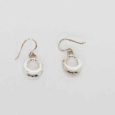 LOT 128:: Pierced Earring Lot- Two pr. Sterling and rest Silvertone