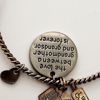 LOT 132:: I love you to the moon necklace and bracelet