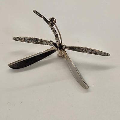 LOT 133:: Vintage Sterling Silver Dragonfly Taxco Mexico 12g