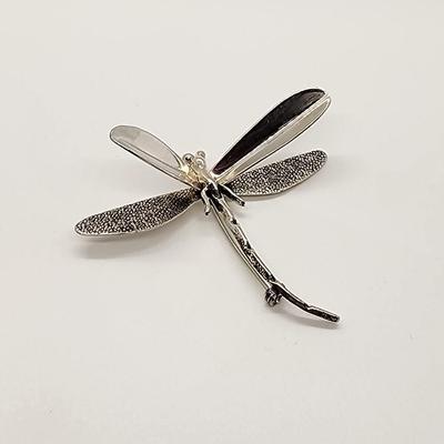 LOT 133:: Vintage Sterling Silver Dragonfly Taxco Mexico 12g
