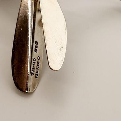 LOT 133:: Vintage Sterling Silver Dragonfly Taxco Mexico 12g