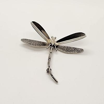 LOT 133:: Vintage Sterling Silver Dragonfly Taxco Mexico 12g