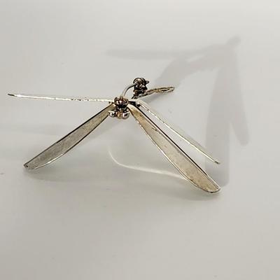 LOT 133:: Vintage Sterling Silver Dragonfly Taxco Mexico 12g