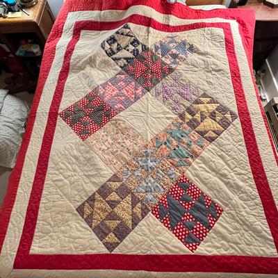 Lot 471 Unique 2 sided quilt