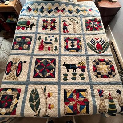 Lot 472 Pennsylvania Dutch Amish Quilt