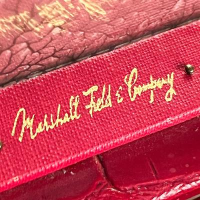 Lot 473 Marshall Fields Vintage makup suitcase