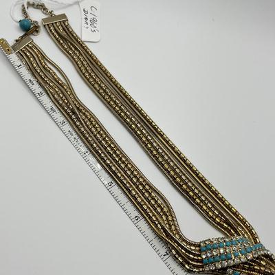 Lot 474 Dior style necklace