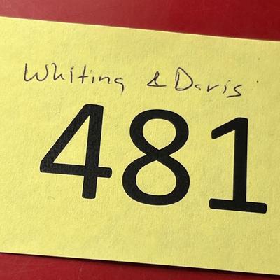 Lot 481 Whiting & Davis Compact bag