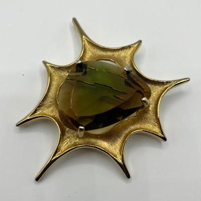 Lot 482 BSK brutalist style brooch