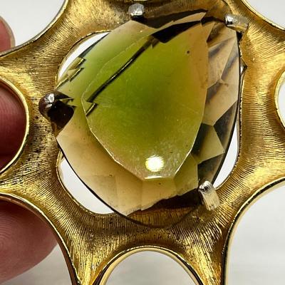 Lot 482 BSK brutalist style brooch
