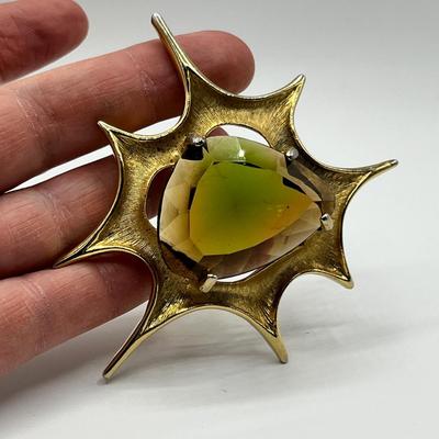 Lot 482 BSK brutalist style brooch