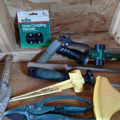 Yard & Garden tools and garden hose attachments