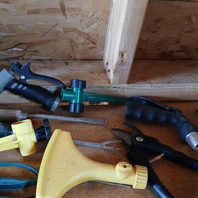 Yard & Garden tools and garden hose attachments
