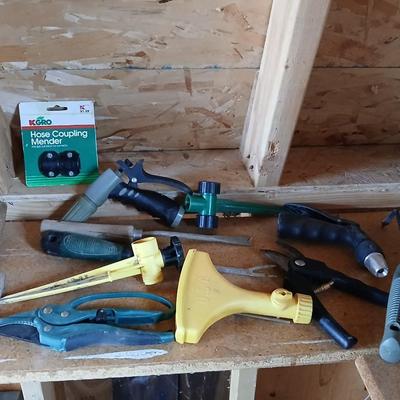 Yard & Garden tools and garden hose attachments