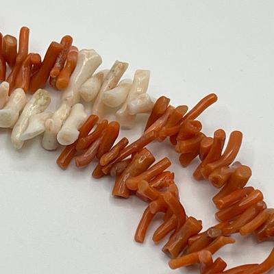 Lot 499 NA Stick Coral Necklace