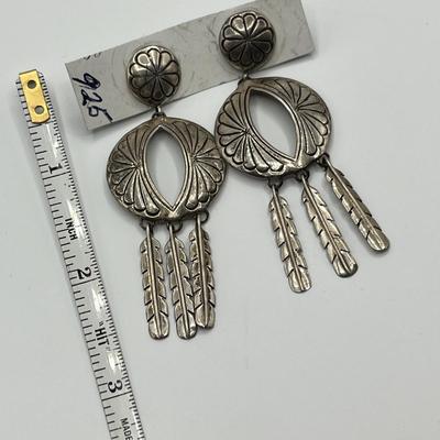 Lot 510 NA Sterling Earrings