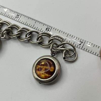 Lot 511 Sterling Charm bracelet