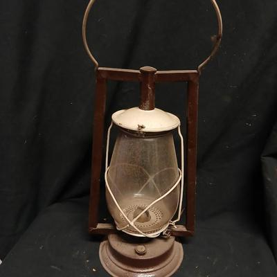 Vintage kerosene lantern marked Dietz New York Victor