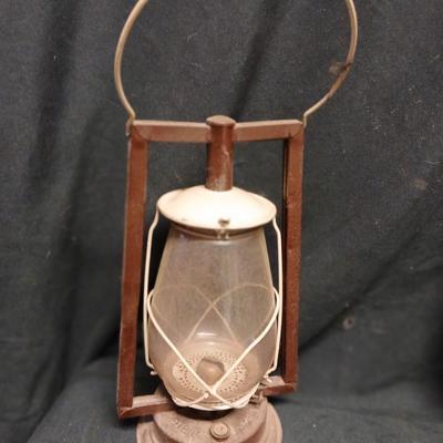 Vintage kerosene lantern marked Dietz New York Victor