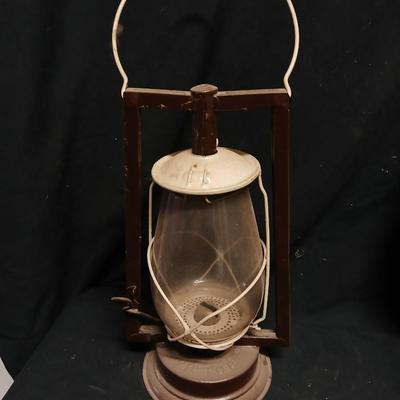 Vintage kerosene lantern marked Dietz New York Victor