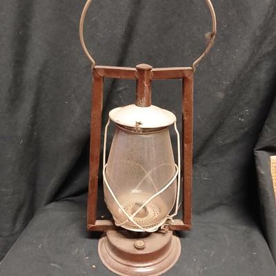 Vintage kerosene lantern marked Dietz New York Victor