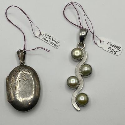 Lot 513 Sterling Pendants