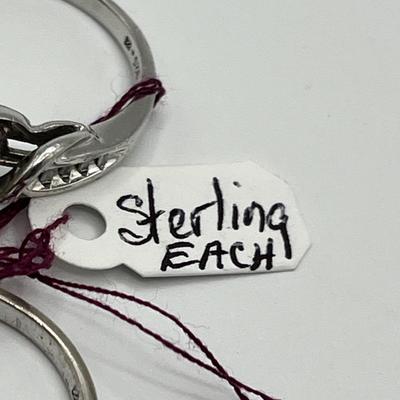 Lot 514 Matching Sterling Rings
