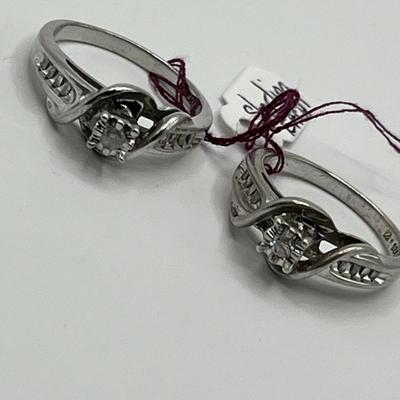 Lot 514 Matching Sterling Rings